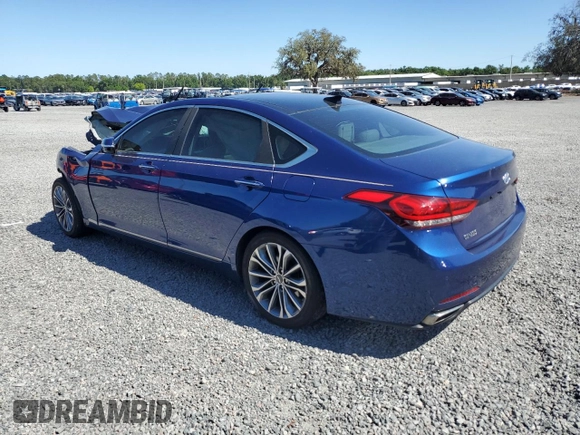 2015 Hyundai Genesis 3.8L with VIN KMHGN4JE9FU100015, listed as a Copart auction lot 53391925 with Not Provided miles and Salvage Title. Bid and sale history available at carsss.com. Image 2.