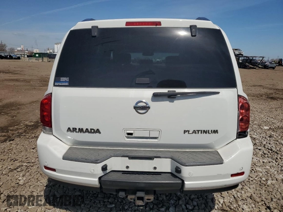 2011 Nissan Armada Platinum z VIN 5N1AA0NC7BN613402, wystawiony jako Copart lot #53395735 z przebiegiem 203 583 mil mil oraz Szkoda całkowita • Salvage title. Historia ofert i sprzedaży dostępna na DreamBid. Obrazek 6.