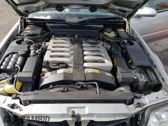 1999 Mercedes-Benz SL with VIN WDBFA76F4XF182318, listed as a Copart auction lot 45552705 with 135,447 mi miles and Clean title. Bid and sale history available at DreamBid. Image 11.
