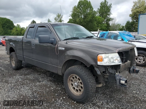 2005 Ford F-150 XLT with VIN 1FTPX14515FB59362, listed as a Copart auction lot 56751995 with 164,390 mi miles and Salvage title. Bid and sale history available at DreamBid. Image 4.