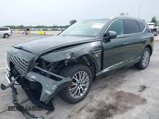 2025 Genesis GV80 Standard z VIN KMUHFESBXSU255275, wystawiony jako IAAI lot #42399412 z przebiegiem 7 084 mil mil oraz . Historia ofert i sprzedaży dostępna na DreamBid. Obrazek 2.