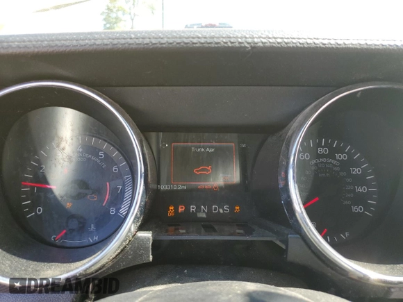 2017 Ford Mustang EcoBoost with VIN 1FA6P8TH0H5322714, listed as a Copart auction lot 57985815 with 103,310 mi miles and Salvage title. Bid and sale history available at DreamBid. Image 9.