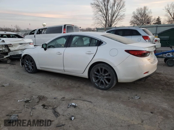 2016 Mazda Mazda6 i Grand Touring with VIN JM1GJ1W51G1473950, listed as a Copart auction lot 85241064 with 0 mi miles and Salvage Title. Bid and sale history available at carsss.com. Image 2.