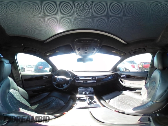 2017 Audi A8 L Sport with VIN WAU43AFD2HN000635, listed as a IAAI auction lot 41686835 with 91,203 mi miles. Bid and sale history available at carsss.com. Image 18.