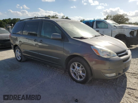 2005 Toyota Sienna XLE with VIN 5TDZA22CX5S274768, listed as a Copart auction lot 55036235 with 167,552 mi miles and Salvage title. Bid and sale history available at DreamBid. Image 4.