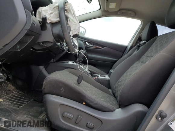 2017 Nissan Rogue SV with VIN JN1BJ1CP4HW013785, listed as a Copart auction lot 57387635 with 139,103 mi miles and Salvage title. Bid and sale history available at DreamBid. Image 7.