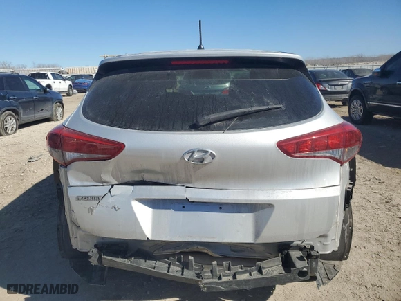 2018 Hyundai Tucson SE with VIN KM8J23A4XJU698642, listed as a Copart auction lot 46837525 with 53,846 mi miles and Salvage Title. Bid and sale history available at carsss.com. Image 6.