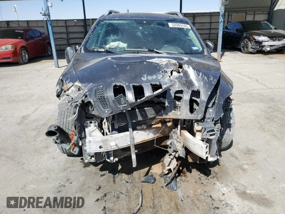 2015 Jeep Cherokee Limited with VIN 1C4PJLDS5FW607865, listed as a Copart auction lot 52909185 with 101,472 mi miles and Clean Title. Bid and sale history available at DreamBid. Image 5.