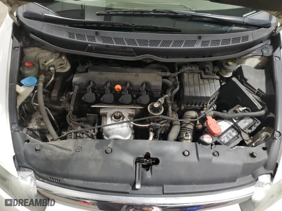 2008 Honda Civic Sdn EX-L with VIN 1HGFA169X8L091339, listed as a Copart auction lot 45739485 with 157,348 mi miles and Salvage Title. Bid and sale history available at carsss.com. Image 11.