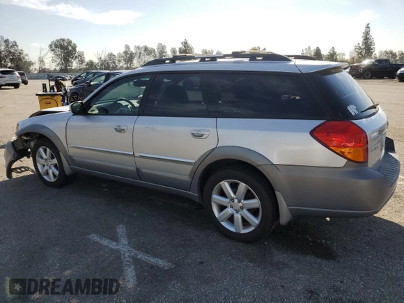2006 Subaru Legacy Outback Limited with VIN 4S4BP62C167348576, listed as a Copart auction lot 50183095 with 141,671 mi miles and Salvage title. Bid and sale history available at DreamBid. Image 2.