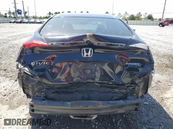 2021 Honda Civic Sport with VIN 2HGFC2F83MH556056, listed as a Copart auction lot 52320955 with 89,682 mi miles and Non Repairable. Bid and sale history available at DreamBid. Image 6.
