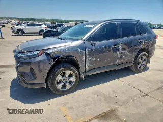 2024 Toyota RAV4 XLE with VIN 2T3P1RFVXRC484756, listed as a Copart auction lot 58346055 with 10,079 mi miles and Salvage title. Bid and sale history available at DreamBid. Image 1.
