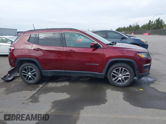 2020 Jeep Compass Latitude with VIN 3C4NJCBB3LT257809, listed as a IAAI auction lot 41736438 with 50,435 mi miles and . Bid and sale history available at DreamBid. Image 13.