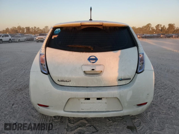2012 Nissan LEAF SL with VIN JN1AZ0CP5CT017787, listed as a Copart auction lot 77338644 with 99,647 mi miles and Clean Title. Bid and sale history available at DreamBid. Image 6.