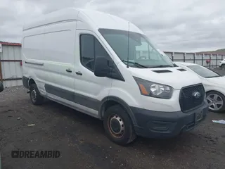 2021 Ford Transit Cargo with VIN 1FTBR1X83MKA49560, listed as a IAAI auction lot 41657997 with 44,518 mi miles and . Bid and sale history available at DreamBid. Image 1.
