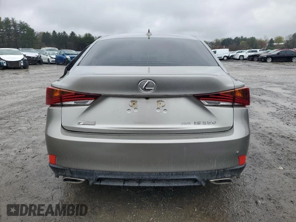 2020 Lexus IS 350 F Sport with VIN JTHGZ1E2XL5018242, listed as a Copart auction lot 51937885 with Not Provided miles and Salvage Title. Bid and sale history available at DreamBid. Image 6.
