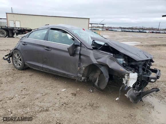 2017 Hyundai Sonata 2.4L with VIN 5NPE24AF5HH474177, listed as a Copart auction lot 44750365 with 0 mi miles and Salvage Title. Bid and sale history available at carsss.com. Image 4.