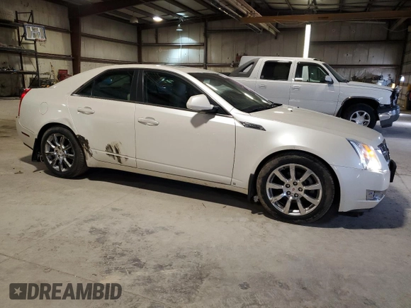 2009 Cadillac CTS AWD w/1SA with VIN 1G6DG577090144368, listed as a Copart auction lot 51622695 with 114,019 mi miles and Salvage Title. Bid and sale history available at carsss.com. Image 4.