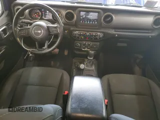 2019 Jeep Wrangler Unlimited Sport S with VIN 1C4HJXDG3KW504073, listed as a Copart auction lot 59037655 with 80,523 mi miles and Salvage title. Bid and sale history available at DreamBid. Image 8.