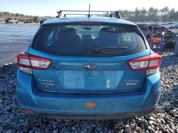2017 Subaru Impreza with VIN 4S3GTAA61H1730827, listed as a Copart auction lot 79396914 with 0 mi miles and Salvage Title. Bid and sale history available at carsss.com. Image 6.