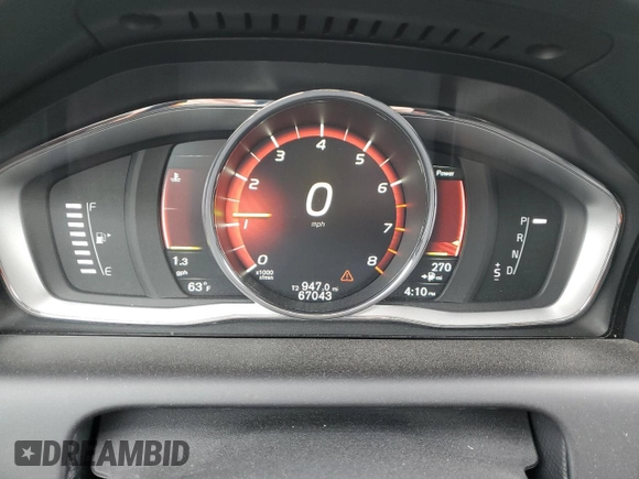2017 Volvo XC60 Dynamic z VIN YV440MRRXH2107984, wystawiony jako Copart lot #47284055 z przebiegiem 67 043 mil mil oraz Szkoda całkowita • Salvage title. Historia ofert i sprzedaży dostępna na DreamBid. Obrazek 9.