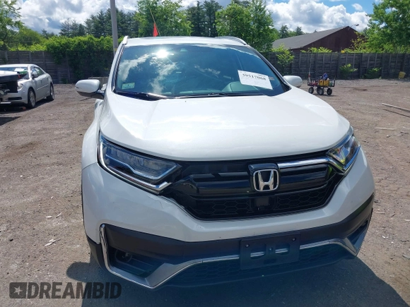 2022 Honda CR-V Touring with VIN 2HKRW2H91NH654021, listed as a IAAI auction lot 39517068 with 77,671 mi miles. Bid and sale history available at carsss.com. Image 12.