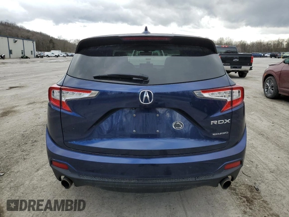 2020 Acura RDX w/Technology Pkg with VIN 5J8TC2H57LL016541, listed as a Copart auction lot 47266024 with 48,720 mi miles. Bid and sale history available at carsss.com. Image 6.