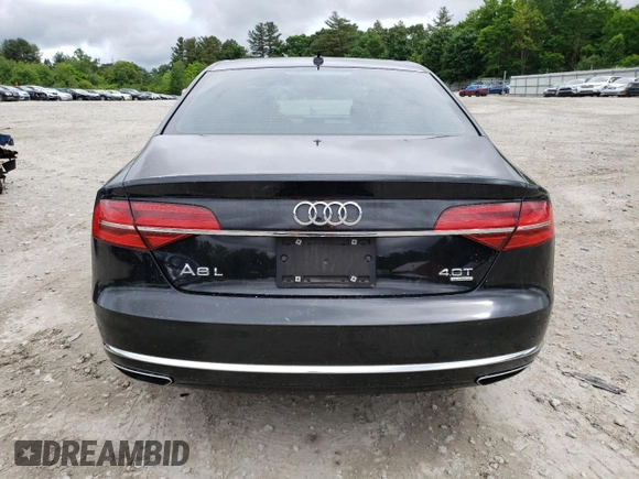 2015 Audi A8 4.0T with VIN WAU32AFD6FN013982, listed as a Copart auction lot 58122294 with 100,981 mi miles and Clean title. Bid and sale history available at DreamBid. Image 6.