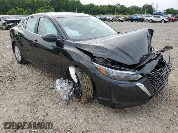 2024 Nissan Sentra S with VIN 3N1AB8BV9RY357625, listed as a Copart auction lot 59694214 with 370 mi miles and Salvage Title. Bid and sale history available at carsss.com. Image 4.