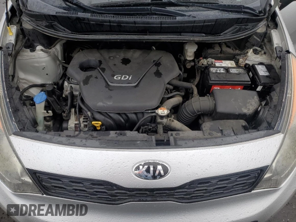 2014 Kia Rio LX with VIN KNADM5A38E6362171, listed as a Copart auction lot 84716354 with 130,991 mi miles and Clean Title. Bid and sale history available at carsss.com. Image 11.