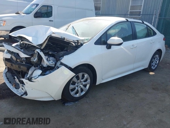 2023 Toyota Corolla Hybrid LE with VIN JTDBCMFE1PJ012186, listed as a IAAI auction lot 41807936 with 47,307 mi miles and . Bid and sale history available at carsss.com. Image 17.