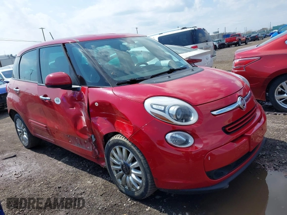 2014 FIAT 500L Easy with VIN ZFBCFABH4EZ018172, listed as a IAAI auction lot 42099424 with 138,650 mi miles and . Bid and sale history available at DreamBid. Image 1.