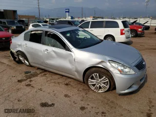 2013 Infiniti G37 Sedan x with VIN JN1CV6AR6DM755217, listed as a Copart auction lot 63144894 with 0 mi miles and Salvage Title. Bid and sale history available at carsss.com. Image 4.