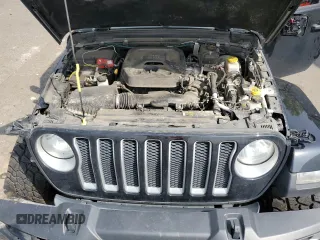 2020 Jeep Wrangler Unlimited Sahara with VIN 1C4HJXEN0LW213643, listed as a Copart auction lot 53343675 with 95,373 mi miles and Salvage title. Bid and sale history available at DreamBid. Image 11.