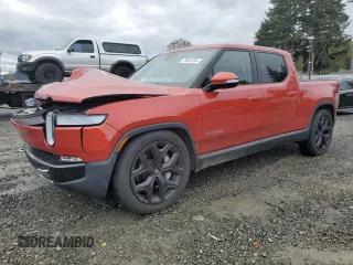 2024 Rivian R1T Adventure z VIN 7FCTGCAAXRN030165, wystawiony jako Copart lot #78623254 z przebiegiem 14 035 mil mil oraz Szkody całkowita. Historia ofert i sprzedaży dostępna na DreamBid. Obrazek 1.