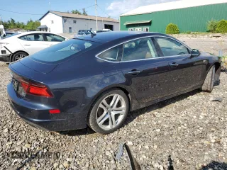 2017 Audi A7 Premium Plus with VIN WAUW2AFC1HN039185, listed as a Copart auction lot 55632224 with 75,116 mi miles and Salvage Title. Bid and sale history available at carsss.com. Image 3.