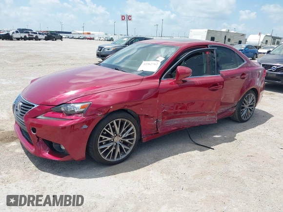 2015 Lexus IS 250 with VIN JTHBF1D2XF5077235, listed as a IAAI auction lot 42562762 with 104,674 mi miles and . Bid and sale history available at DreamBid. Image 17.