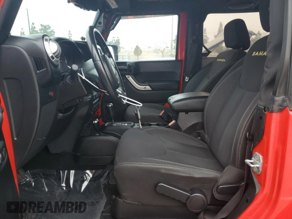 2014 Jeep Wrangler Sahara with VIN 1C4AJWBG0EL316843, listed as a Copart auction lot 53162965 with 60,505 mi miles and Clean Title. Bid and sale history available at DreamBid. Image 7.