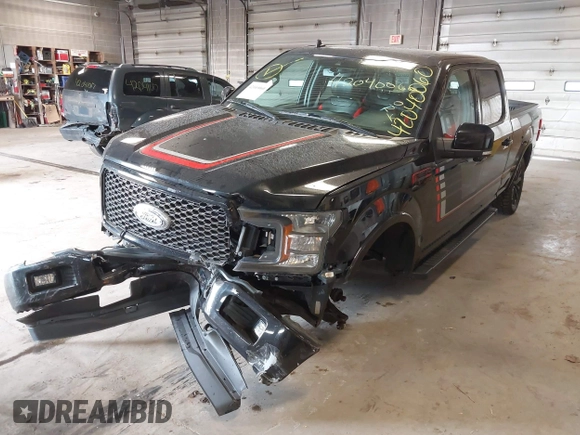 2019 Ford F-150 XL with VIN 1FTFW1E53KFC34426, listed as a IAAI auction lot 42040060 with 82,359 mi miles and . Bid and sale history available at carsss.com. Image 6.