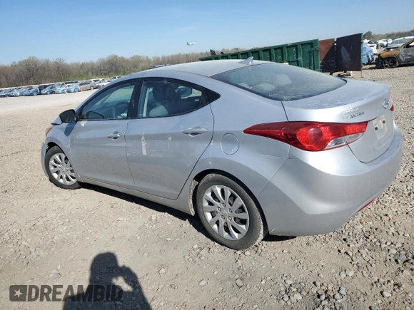2011 Hyundai Elantra GLS with VIN 5NPDH4AE7BH053392, listed as a Copart auction lot 50444705 with 198,634 mi miles and Salvage Title. Bid and sale history available at carsss.com. Image 2.