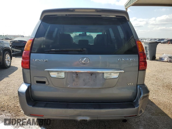 2004 Lexus GX 470 with VIN JTJBT20X640036996, listed as a Copart auction lot 52986205 with 218,217 mi miles and Clean Title. Bid and sale history available at DreamBid. Image 6.