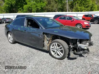 2020 Audi A4 Premium Plus with VIN WAUENAF4XLN012927, listed as a Copart auction lot 50326715 with 58,648 mi miles and Salvage title. Bid and sale history available at DreamBid. Image 4.