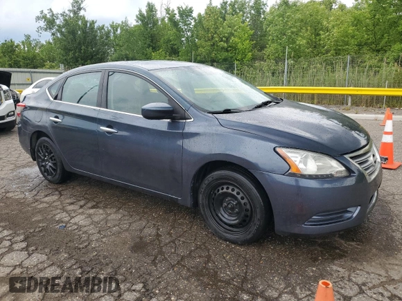 2014 Nissan Sentra SV with VIN 3N1AB7AP8EY258124, listed as a Copart auction lot 61816725 with 156,154 mi miles and Clean title. Bid and sale history available at DreamBid. Image 4.