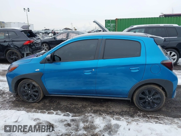 2023 Mitsubishi Mirage Black Edition with VIN ML32AWHJ6PH002758, listed as a IAAI auction lot 41499694 with 47,331 mi miles and . Bid and sale history available at DreamBid. Image 14.