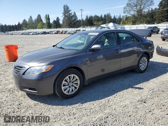 2007 Toyota Camry CE with VIN JTNBE46K273091416, listed as a Copart auction lot 55167235 with 100,233 mi miles and Salvage Title. Bid and sale history available at DreamBid. Image 1.
