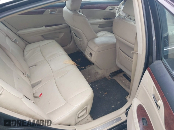 2011 Toyota Avalon with VIN 4T1BK3DB5BU375437, listed as a IAAI auction lot 41715548 with 124,445 mi miles and . Bid and sale history available at carsss.com. Image 8.