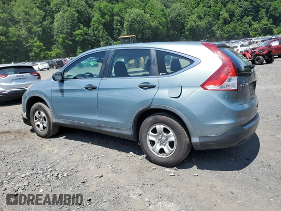 2012 Honda CR-V LX with VIN 5J6RM4H39CL033836, listed as a Copart auction lot 62361625 with 192,783 mi miles and Salvage title. Bid and sale history available at DreamBid. Image 2.
