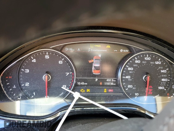 2012 Audi A8 L with VIN WAURVAFD2CN003544, listed as a Copart auction lot 85859774 with 119,736 mi miles and Clean Title. Bid and sale history available at carsss.com. Image 9.