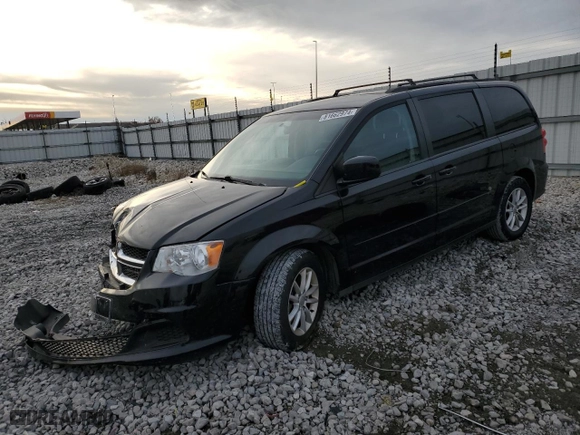 2016 Dodge Grand Caravan SXT with VIN 2C4RDGCGXGR317748, listed as a Copart auction lot 81662974 with 156,277 mi miles and Salvage Title. Bid and sale history available at carsss.com. Image 1.