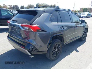 2024 Toyota RAV4 Hybrid XSE with VIN JTME6RFV0RJ041313, listed as a IAAI auction lot 42283581 with 25,096 mi miles and . Bid and sale history available at DreamBid. Image 4.